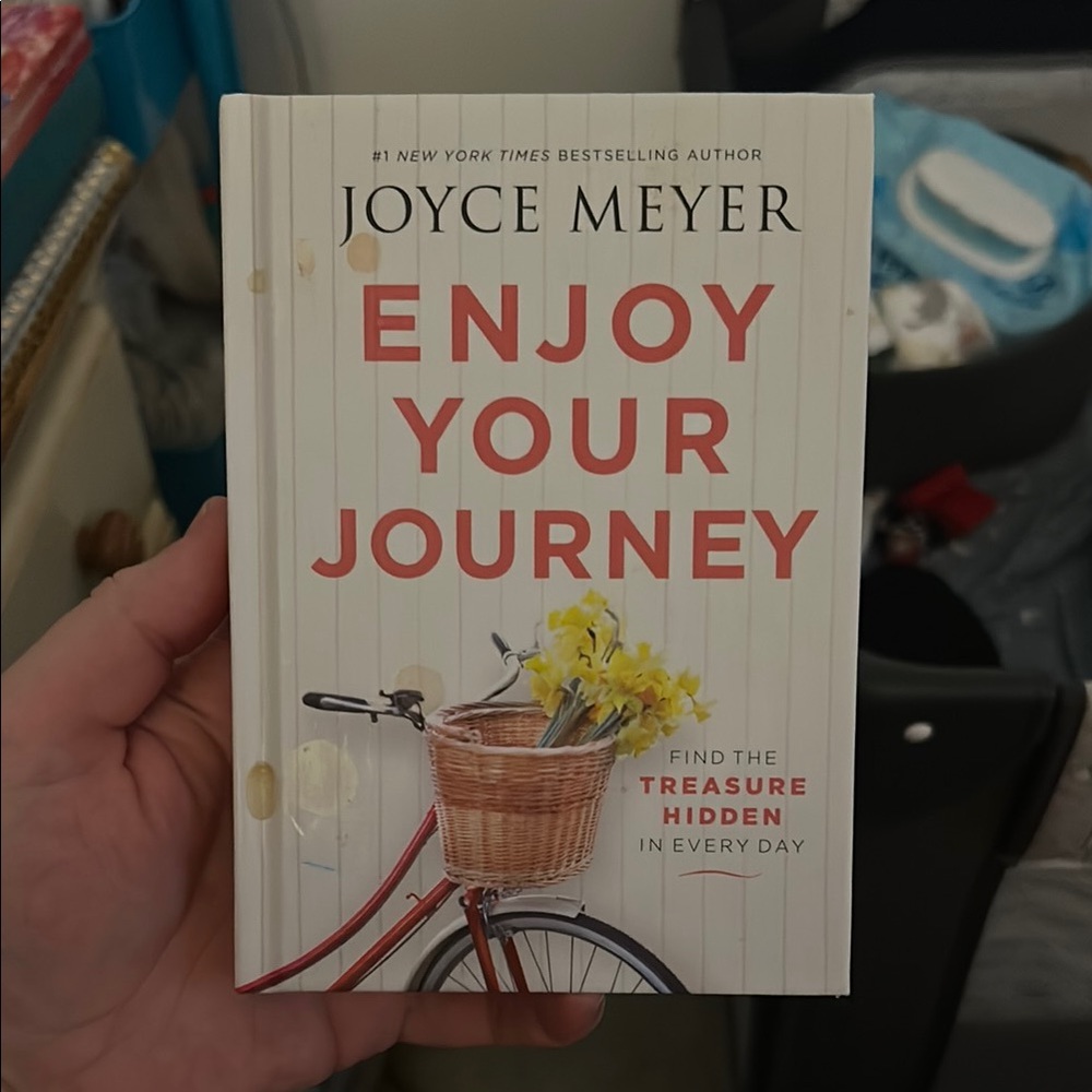 'Enjoy Your Journey' Book - White hard back cover